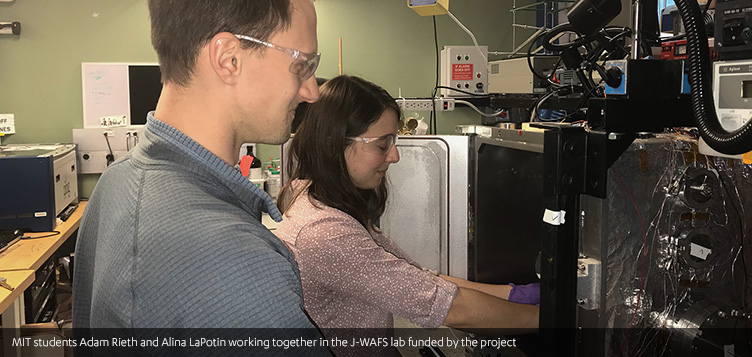 MIT Students Adam Rieth and Alina LaPotin Working Together