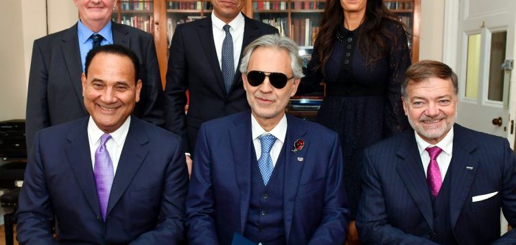 アンドレア・ボチェッリ基金(ABF)とコミュニティ・ジャミール、ロンドンの英国王立音楽大学 (RCM) で国際奨学金を新設